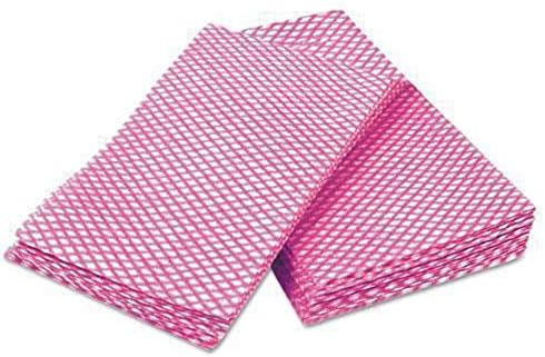 Кърпи за поддръжка сервитьори, розово /бяло, 12 x 24, 200 бр /кутия