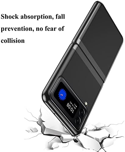 Калъф LTLGHYL за Samsung Galaxy Z Flip 3, Рамка с покритие, Твърда на задния панел на КОМПЮТЪРА, устойчив на удари, Защита