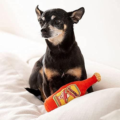 H & K за кучета Power Plush | Лют Сос за чихуахуа (малка) | Забавна играчка за куче | Играчка за кучета с пищалкой |