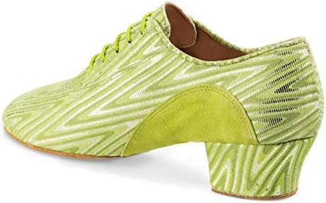 Дамски спортни обувки Rummos R377 273-223 - Кожа/нубук Неоново зелено - Обикновена кацане - 1,8 45 Куба - Произведено