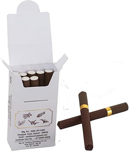 Цигари White Leaf Premium Herbal Smokes - Комбинирана опаковка обикновен гвоздичного дим без тютюн и никотин (60 щеки)