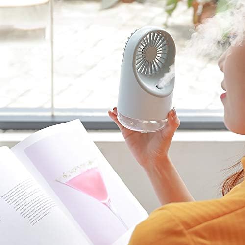 Обновен Настолен Вентилатор Въздушен Охладител за Преносими Овлажнител на Въздуха за Детска Спалня Пътуване Офис у Дома
