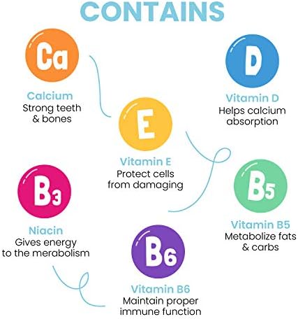 Детска паста за зъби Vitaminpaste с ежедневни мультивитаминами B3, B5, B6, D, E, ксилитол, калций, Не съдържа флуор,