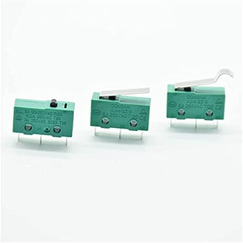Микропереключатели 5 бр. крайния изключвател за 3D-принтер 3 Pin N/O и N/C Микроконтактный прекъсвач Аксесоари за 3D-принтер