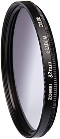 ZOMEI 55 мм ултра тънък Градуированный Постепенен Филтър за лещи в Сив Цвят Неутрална Плътност