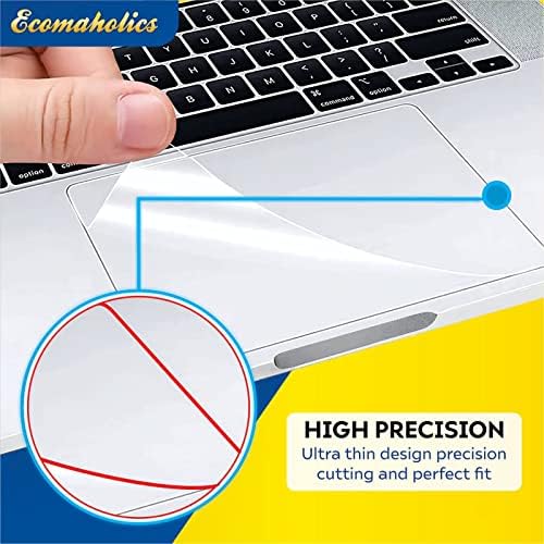 (2 бр.) Защитно фолио за тракпад Ecomaholics за Microsoft Surface Book 2, 13,5 инча, калъф за тъчпада с Прозрачна повърхност