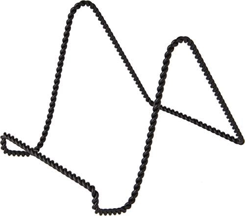 Поставка за мольберта от усукана черна жица Bard's, 6 см x 5.5 W x 8 Г, Опаковки от 6