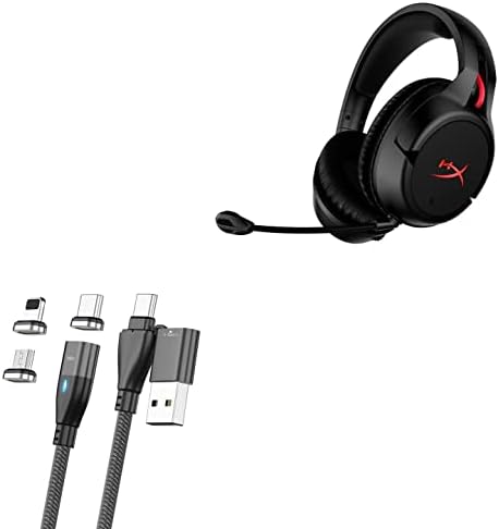 Кабел BoxWave е Съвместим с HyperX Cloud Flight Wireless (кабел от BoxWave) - Кабел за зареждане MagnetoSnap PD AllCharge