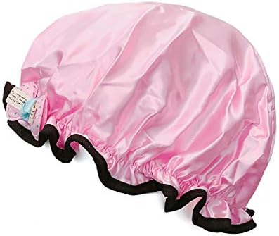 Забавни и нови Двуслойни Непромокаеми шапки за душ Wrapables® за деца (комплект от 2 броя), Скъпоценен лък
