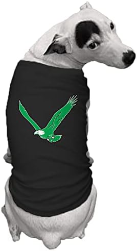 Спортна тениска за кучета Eagle - Филаделфия (Черен, Голям размер)
