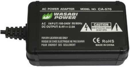 Захранващ Адаптер за променлив ток Wasabi Power за Canon VIXIA HF M30
