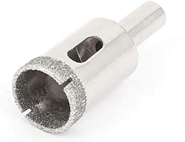 X-DREE 17 мм околовръстен трион с диамант покритие тренировки за стъклени плочки Мрамор (Broca de 17 мм recubierta de