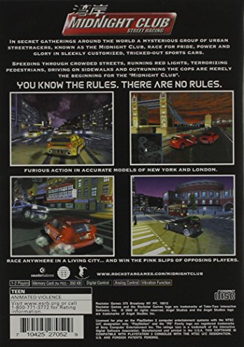 Midnight Club: Улични състезания - PlayStation 2