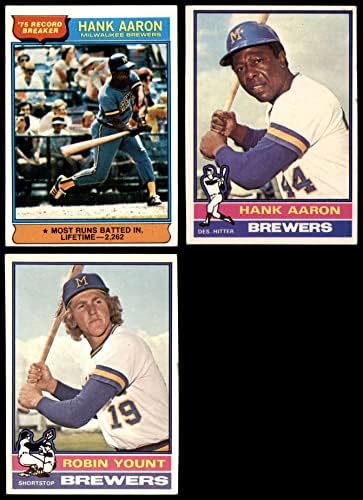 1976 Набор от команди Topps Milwaukee Brewers Milwaukee Brewers (комплект) VG/EX Brewers