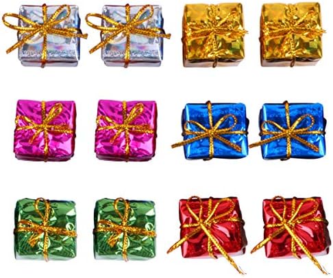 GALPADA Миниатюрна скоростна 24шт Коледна Миниатюрна Подарък кутия Коледна Елха Мини-Кутии Коледно Дърво Подвесная Подарък