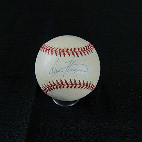 Дрю Хенсън Подписа Автограф Rawlings Baseball B91 - Бейзболни Топки С Автографи