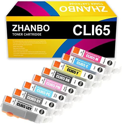 Подмяна на възстановеното мастилницата ZHANBO CLI-65 4215C007 за мастилено-струен принтер Canon PIXMA Pro-200 (опаковка