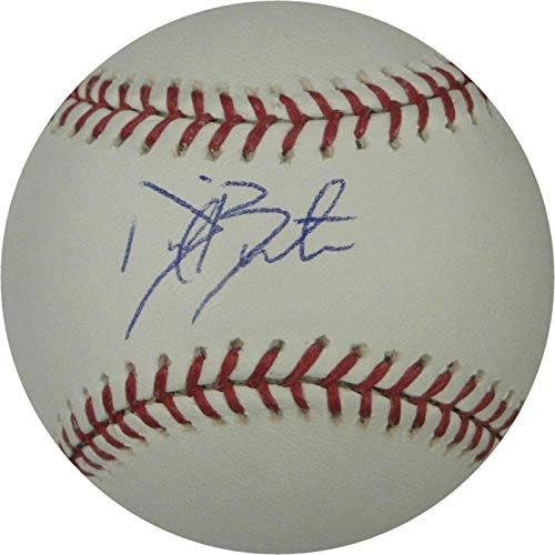 Дэрик Бартън Собственоръчно подписани Бейзболни топки на Мейджър лийг бейзбол Оукланд А с автограф