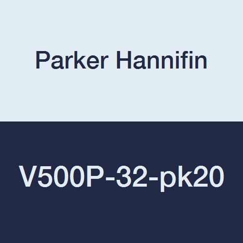 Промишлен сферичен кран Parker Hannifin V500P-32-pk20, уплътнение от PTFE, 600 паунда на квадратен инч, Вътрешна резба