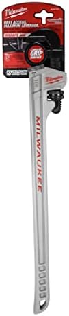 Милуоки 48-22-7213 10 инча Алуминиев тръбен ключ с дълга дръжка