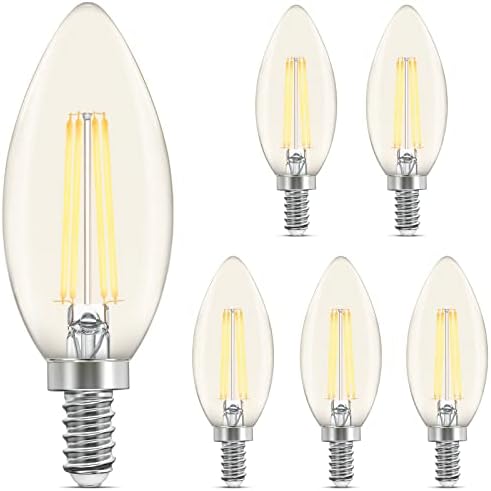 Led лампи-Свещници AKASUKI E12 с регулируема яркост, Крушка за полилеи тип B 40 Вата в Изражение, Малки Лампи-свещи в