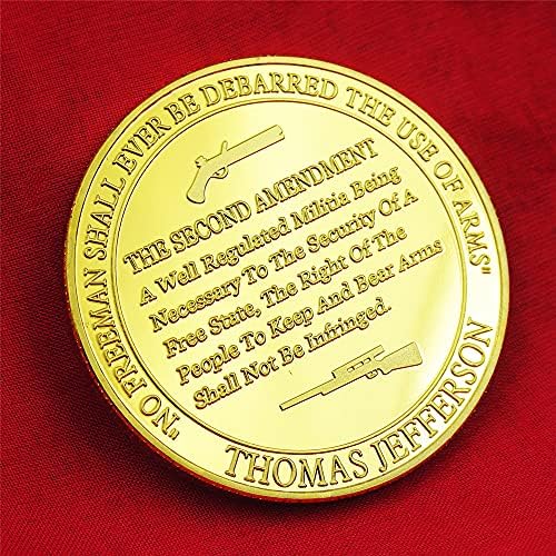 Контрол върху оръжията и Свобода на Демокрацията Възпоменателни монети Конституцията на САЩ Златни Монети, Чуждестранна