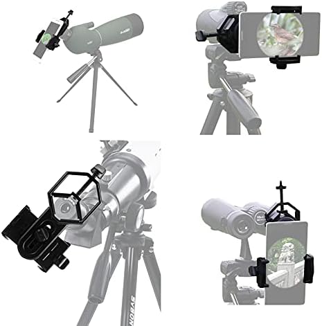 Оптичен Мерник SVBONY Finder 5x24 с Група, Универсален Адаптер за мобилен телефон, щипка за Телескоп, Окуляр 40 мм 1,25