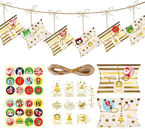 KESYOO 1 Комплект Коледно Бронзов Луксозни Кутии Коледна Кутия за Възглавници Кутия за Коледен Декор