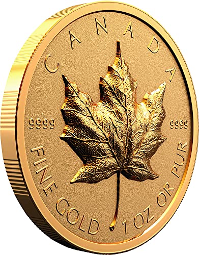 2022 DE Модерна Възпоменателна монета PowerCoin Maple Leaf със си ултра-Терен 1 Унция Златна Монета 200$ Канада 2022