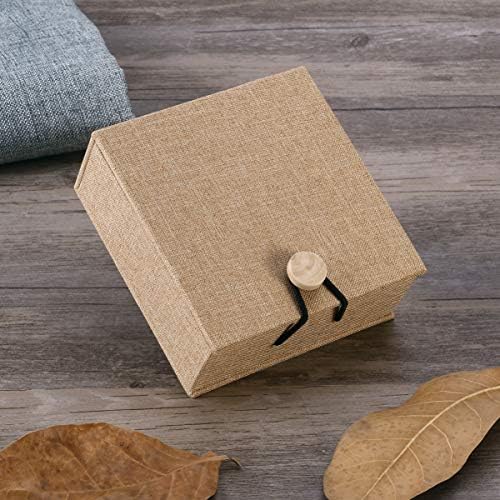 Holibanna Колие Бижута Подарък Кутия Дървени Кутии За Годежни Пръстени, Бижута Кутии Подарък Калъф Сватбена Гривна на