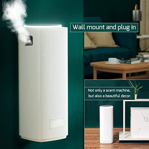JCLOUD Smart Air Machine с led за дома | Професионален Безводен Дифузор Етерични Масла с технологията студен въздух Покрива