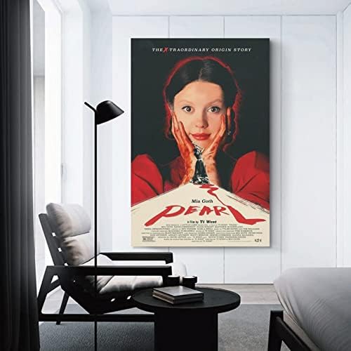 shuwa Pearl Плакат на Филма за Спални Естетически Стенен Декор на Платното за монтаж на стена Арт Подарък 12x18 инча