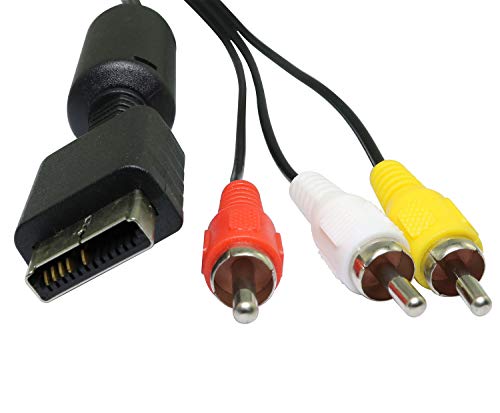 RuiLing 1-Pack 1.8 m /6 метра за Аудио-Видео AV кабел за PS2 с 3 RCA кабели за Playstation PS3 PSX