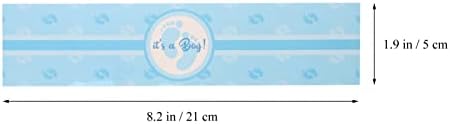 Abaodam Стикери, Етикети, Стикери, Етикети 4шт Baby Shower Вода момче или Момиче Етикет за Бутилка Baby Shower Етикети