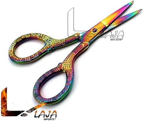 LAJA ВНАСЯ Комплект от 10 различни Цветни Преливащи се Шевни ножици за бродерия 3,5 Classic за шиене