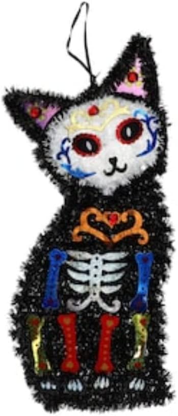Ден на Мъртвите Украса с мишурными Котки Празничен Празник De Los Muertos-2 Хелоуин Стенен Декор Парти В чест на Черна