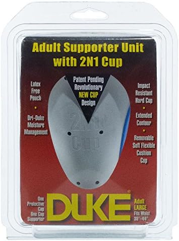 Гледане Duke Атлетик Supporter - Бял - с чаша 2N1 в пакет