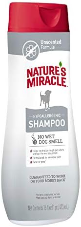 Хипоалергичен шампоан Nature's Miracle за кучета, 16 унции, Без мирис