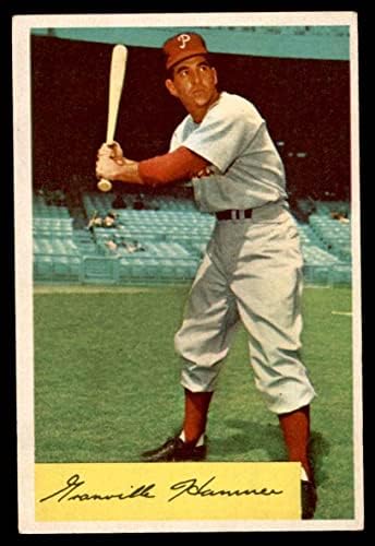 1954 Боуман 47 ОЛ Грэнни Хамнер Филаделфия Филис (Бейзболна картичка) (Средна стойност на полето 0,970 / 0,953 е за