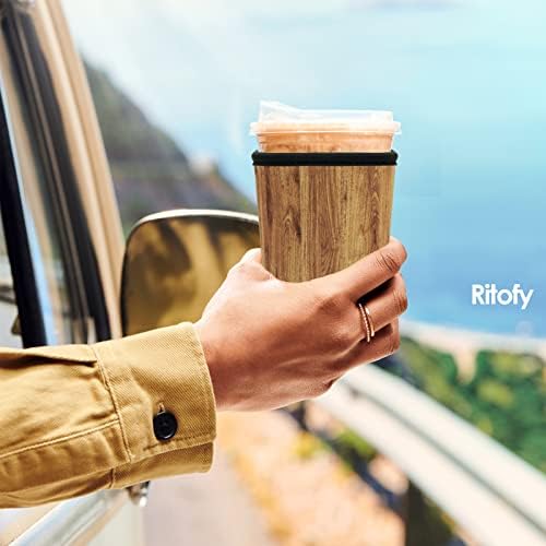 Ritofy 3 опаковки за еднократно дюзи за кафе с лед - Дюза за чаши с лед, топли напитки, чай и много други - Неопреновый