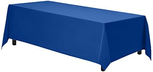 Правоъгълна покривка Gee Di Moda | 90 x 156 см - Черна Правоъгълна Покривка за 8-Фута на масата от Моющегося полиестер