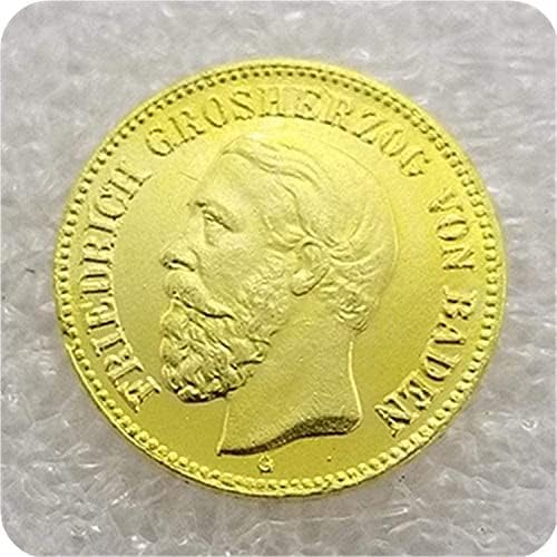Старинни Занаяти 1877 Немска Възпоменателна Монета Сребърен долар 374-1