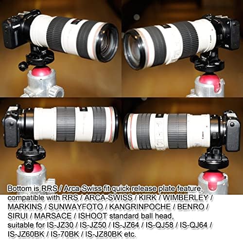 iShoot Метална Замяна Основна Опора за краката за Canon EF-EOS M за Монтиране на обектива Беззеркальной камера Преходни