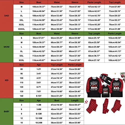 XBKPLO/ Коледна Пижама За семейството, Пижамные Комплекти, Еднакви Комплекти, Изпъстрен Семейни Пижамные Панталони