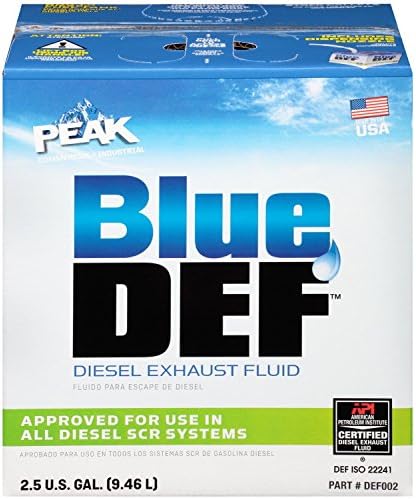 (Опаковка от 30 броя) Течност за освобождаването на отработени дизелови газове BlueDEF DEF002 - Кана с обем 2,5 литра