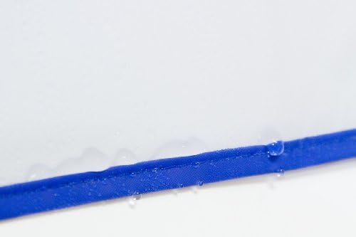 Прахоустойчив калъф за монитора на компютъра за плосък LCD дисплей-Лъскав копринен антистатични винил със синя тапицерия