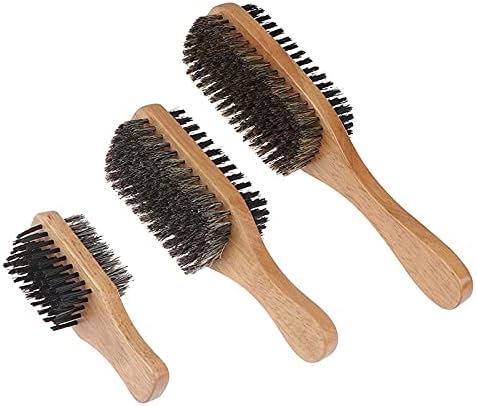 DiJiaXie Wooden Comb Мъжки Четка за коса - Натурална Дървена Вълнообразни четка за мъже, Гребен за оформяне на Брада