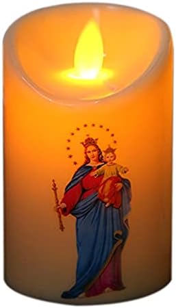 AILIDON AN914 5шт Свещ Исус Христос Лампа LED Tealight Романтична Стълб на Лампа Креативна Беспламенная Електронна Свещ