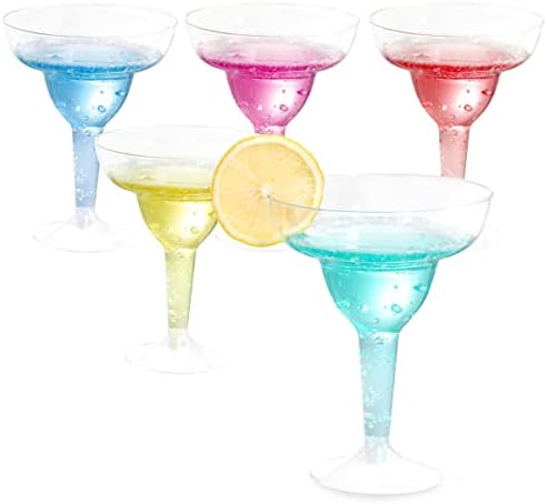 отлични Пластмасови Чаши за Маргарита 36шт, Прозрачни Пластмасови Чаши за коктейли 12 мл, Прозрачни Чаши за Еднократна
