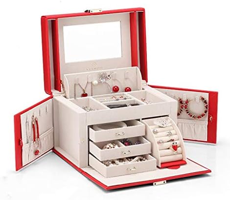 Haieshop Реколта Ковчег за Ръчно изработени бижута Кутия За съхранение на Бижута Ретро Принцеса Европейската Малка Луксозна